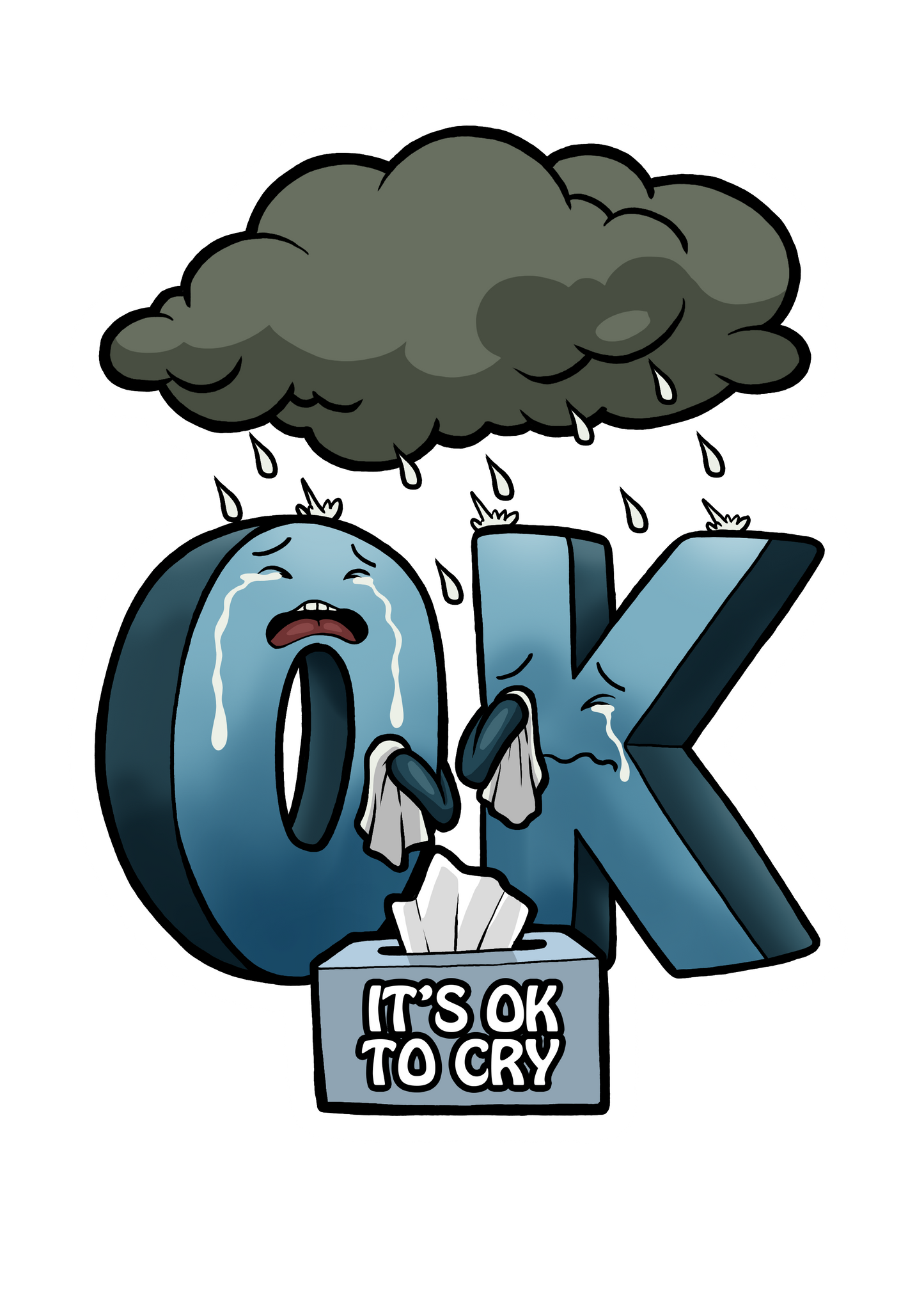 It’s Okay to Cry Sticker
