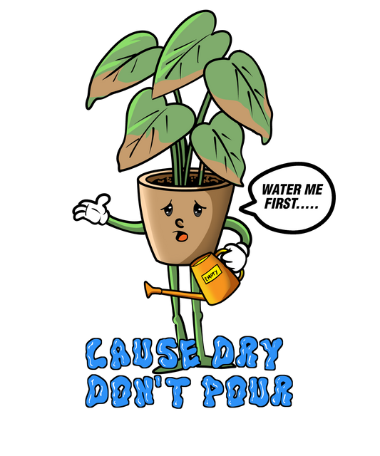 Water Me First ’Cause Dry Don’t Pour Sticker