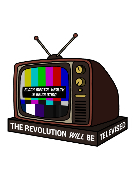 Black Mental Health Is Revolution Sticker